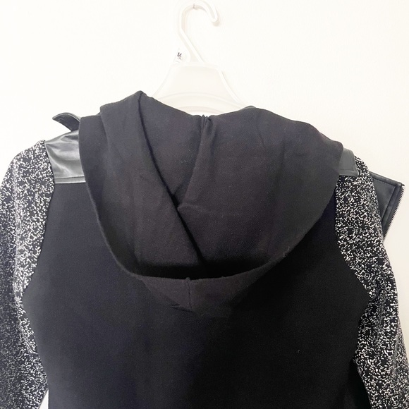 NWT Joie Mixed Media Vegan Leather Jacket - Picture 5 of 8